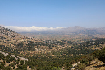 Fototapeta na wymiar Lassithi Plateau in central Crete, Greece