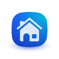 Fototapeta premium Home - Button
