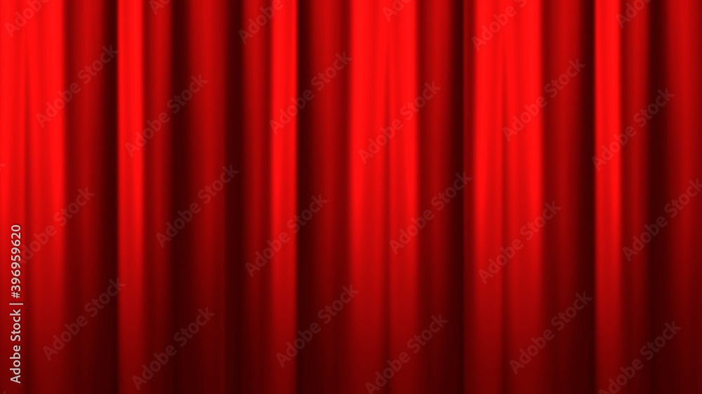 Wall mural abstract red gradient background with soft vertical strips