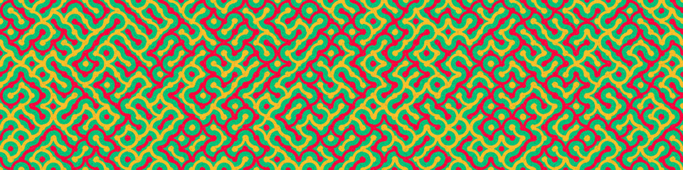 Abstract Geometric Pattern generative computational art illustration