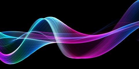 Awesome colorful wave abstract background
