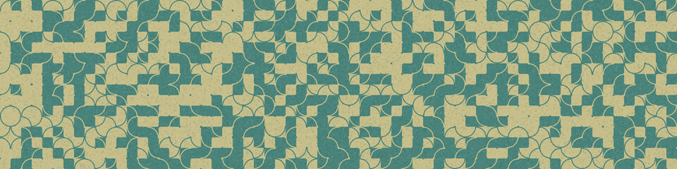 Abstract Geometric Pattern generative computational art illustration