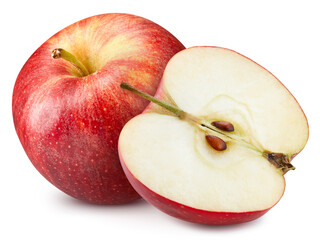 Apple on a white background