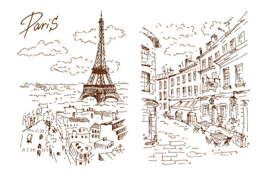 A Walk in Sketches: Remembering Paris - Bridge