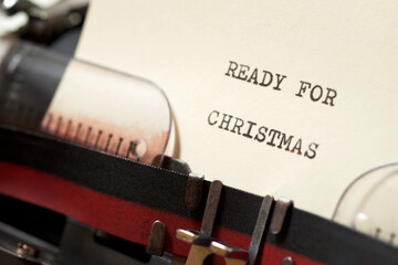 Ready for Christmas phrase