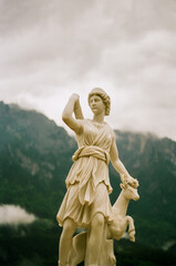 lady statue in Romania.