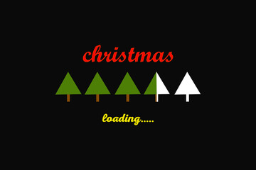 Christmas banner with abstract background with set of Christmas trees creative new design vector design illustration. 
