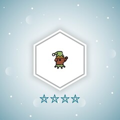 Naklejka premium dog vector icons modern