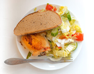 Delicious homemade food on a platter