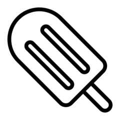 Obraz premium popsicle stick icon with outline style. Suitable for website design, logo, app and ui.