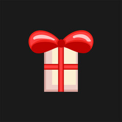 Christmas Bell Icon Vector Flat Background