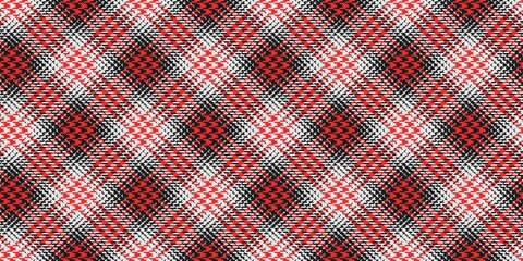 red stripes on on black white background fabric texture of traditional diagonal checkered tartan seamless ornament for plaid, tablecloths, shirts, clothes, dresses, bedding