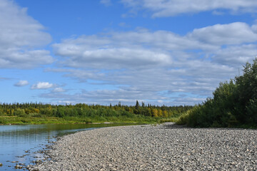 River in the Northern taiga.