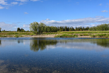 River in the Northern taiga.