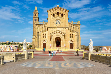 Obraz premium The Basilica of the National Shrine of the Blessed Virgin of Ta' Pinu