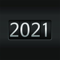 2021 New Year Odometer,  New Year 2021 design