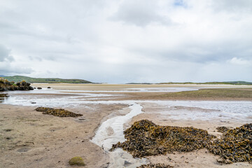 Carn beach at the Sheskinmore Nature Reserve between Ardara and Portnoo in Donegal - Ireland