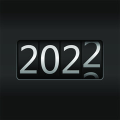 2022 New Year Odometer,  New Year 2022 design