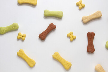 Bones dog biscuits.Toys