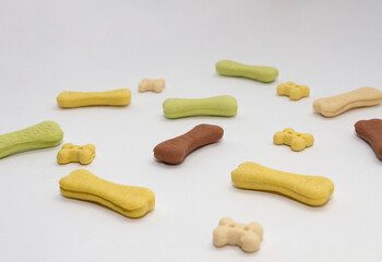 Bones dog biscuits.Toys