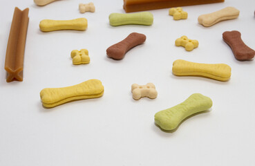 Bones dog biscuits.Toys