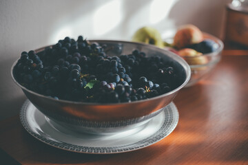 Fresh fruit on table