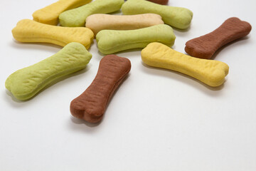 Bones dog biscuits.Toys