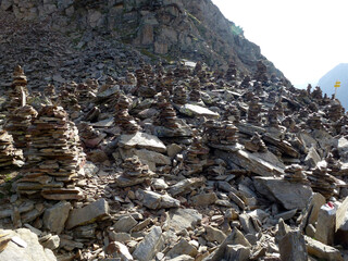 Stubai high-altitude hiking trail, lap 5 in Tyrol, Austria