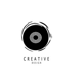 Monogram Circle Sun Letter O logo. Vector design concept sun shape with letter logo design