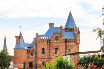 Obraz premium Popov Manor House (also known as Vasylivka Castle) in Vasylivka town, Zaporizhia region, Ukraine