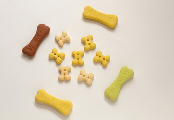 Bones dog biscuits.Toys