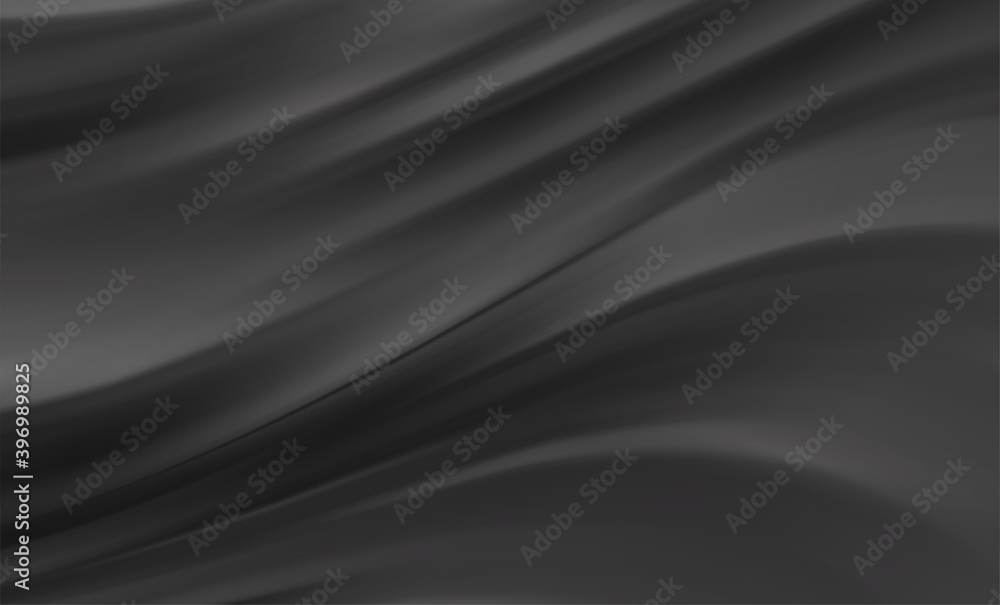 Poster smooth elegant black satin texture abstract background. luxurious background design