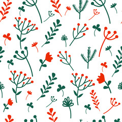 
seamless pattern floral abstraction