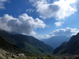 Stubai high-altitude hiking trail, lap 8 in Tyrol, Austria