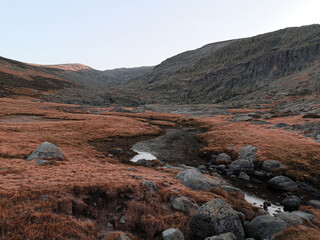 landscape in the mountains