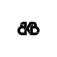 bkb letter original monogram logo design