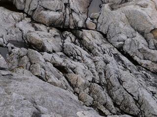 The texture of granite of the Lofoten islands.