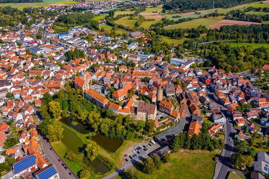 Schlitz aus der Luft | Luftbilder vom Dorf Schlitz in Hessen