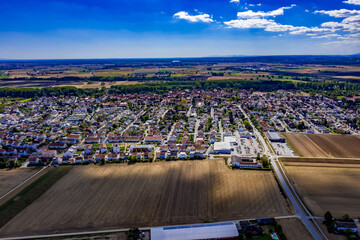 Trebur aus der Luft | Luftbilder vom Dorf Trebur in Hessen