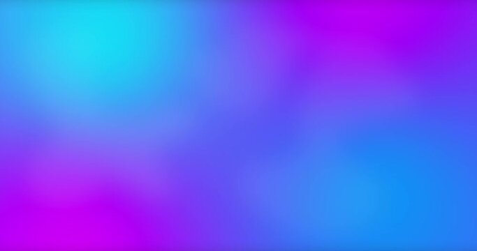 4k resolution stock video. Multicolored moving abstract blurred background. Blue, purple, violet, pink color neon gradient with smooth transitions, looped animation footage, Colorful fluid mixing