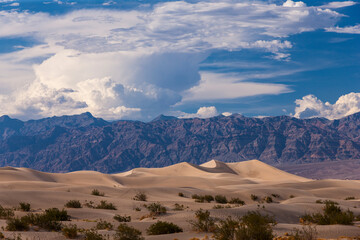 Death Valley Scenic Desert and Mountain Landscape