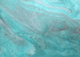 Niebiesko turkusowe tło tekstrura, kamień marmur.