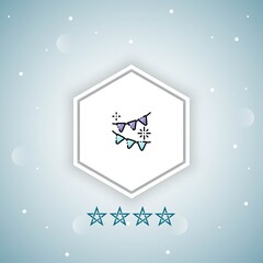     garlands vector icons