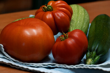 fresh vegetables on a plate
