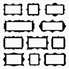 Vintage Frames Vector Collection