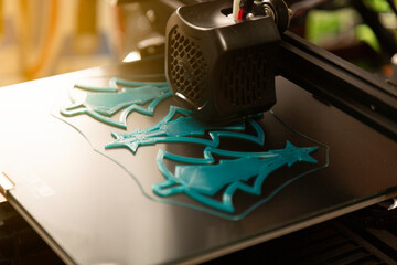 3d Printed cookie cutters for christmas.