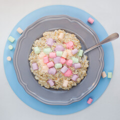 oatmeal with marshmallows