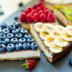 cake with blueberries