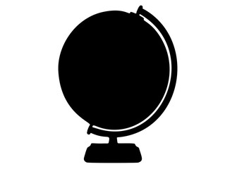 Globe model of the globe.