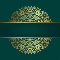 Luxury ornamental mandala background with arabic islamic east pattern style premium vector